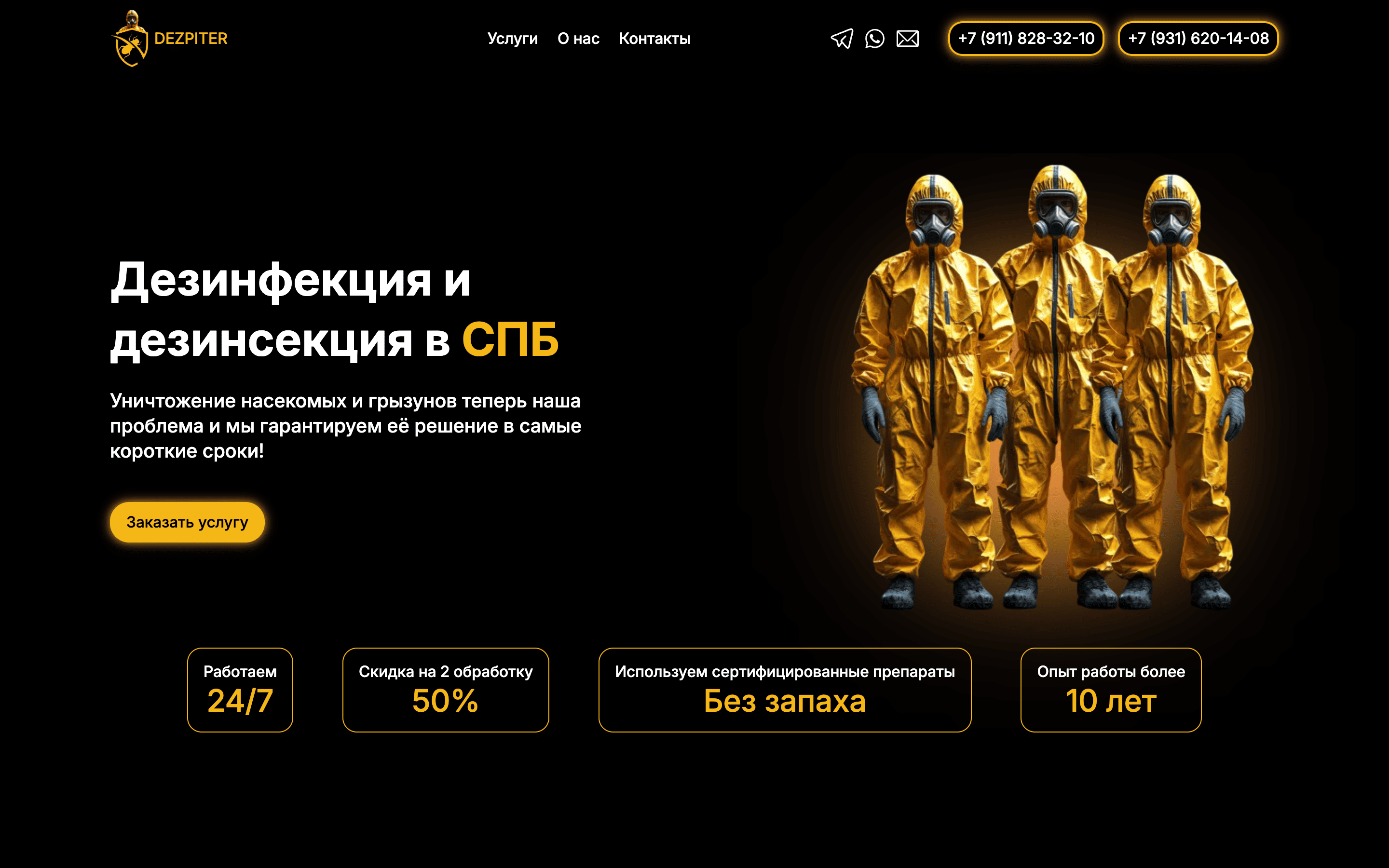 Работа Dezpiter из портфолио разработчиков сайтов Kashevsky