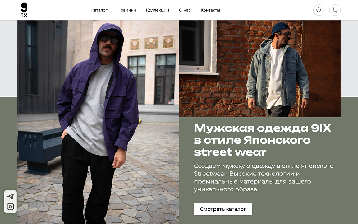 Работа 9IX из портфолио разработчиков сайтов Kashevsky